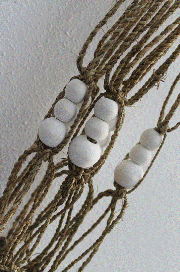Seagrass Pot Holder w/Bead - Image 6