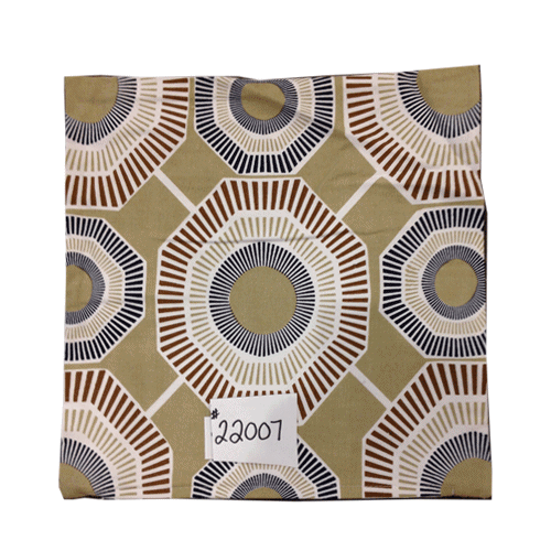 40cm Cushion Cover - Brown Pattern