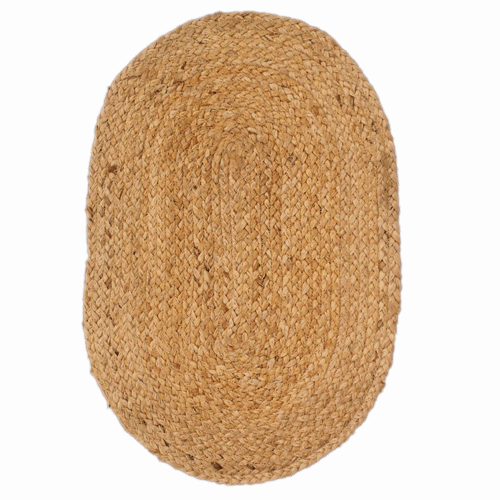 120*180cm Jute Braided Floor Rug Oval
