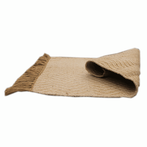 Jute & Cotton Zigzag Rug