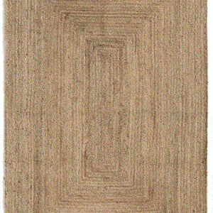 120x180cm Jute Braided Floor Rug Rect