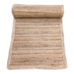 3m Hall Runner Jute Braided Floor Rug