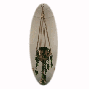 Seagrass Pot Holder w/Bead