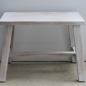Bench Seat (End) - Whitewash