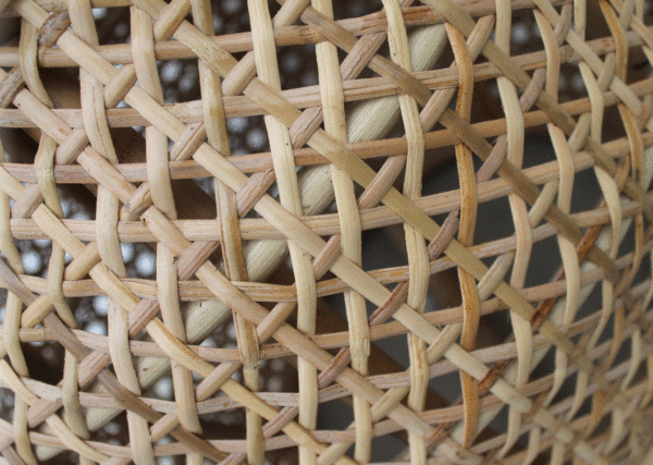 Rattan Coffee Table w/Timber Top - Image 2
