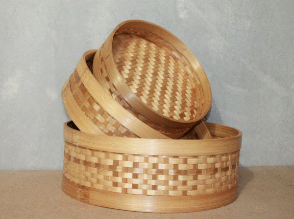 S/3 Tray w/High Side - Natural