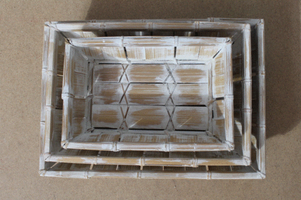 S/3 Tray Rectangle - W/Wash - Image 3