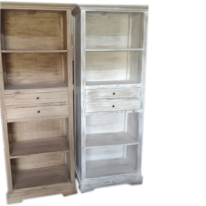Bookcase 2Drw 200cmH - Natural