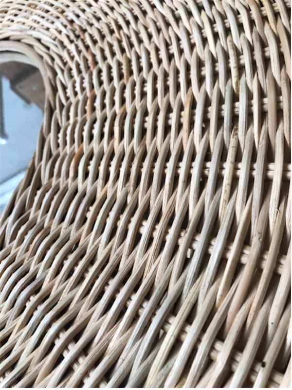 Mirror Rattan Weave - 70cmD - Image 3