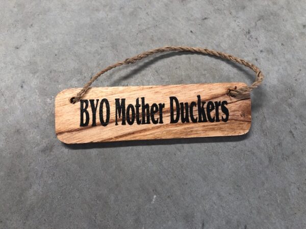 Timber Sign - BYO