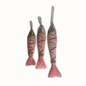 Hanging Fish - Red & White
