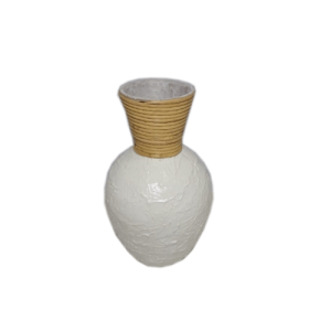 Pot w/Bamboo Top - 30cmH