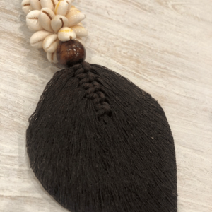 Hanging Leaf Decor - Brown